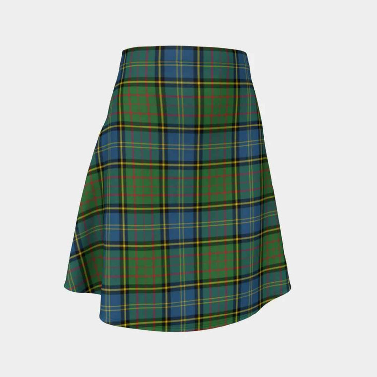 Scottish MacMillan Hunting Ancient Clan Tartan Flare Skirt Tartan Plaid 1