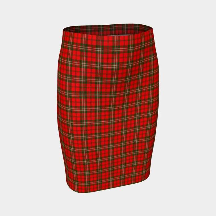 Scottish Scott Modern Clan Tartan Fitted SkirtTartan Plaid 1