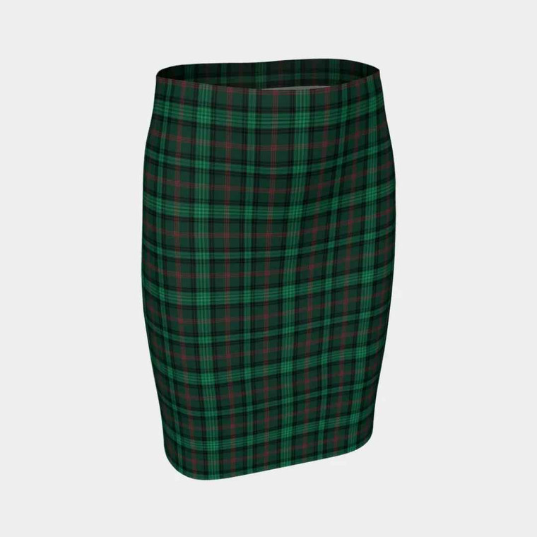 Scottish Ross Hunting Modern Clan Tartan Fitted SkirtTartan Plaid 1