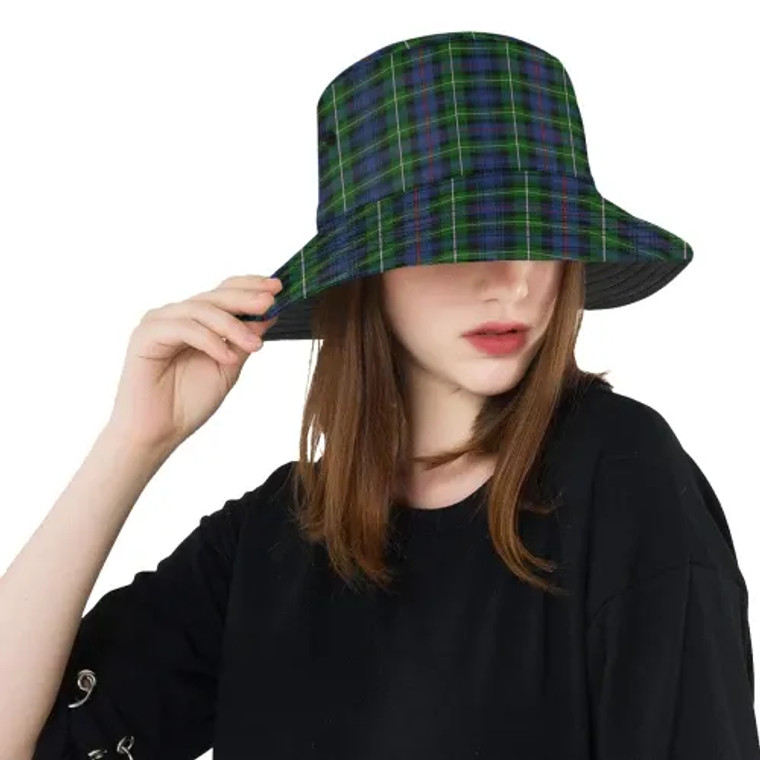 Scottish Mackenzie Modern Clan Tartan Bucket Hat Tartan Plaid 1