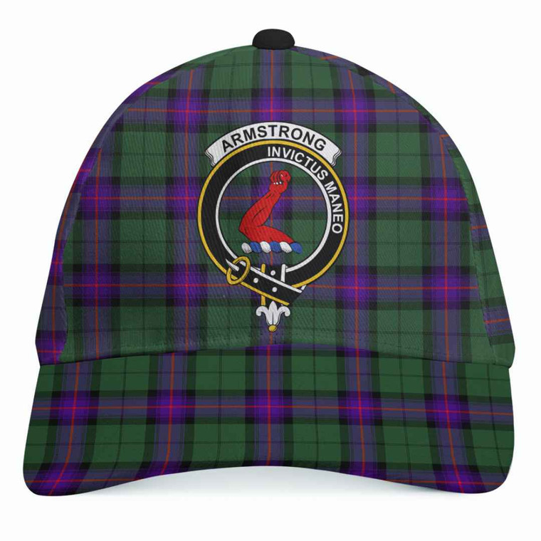 Scottish Armstrong Clan Crest Tartan Cap Tartan Plaid 1