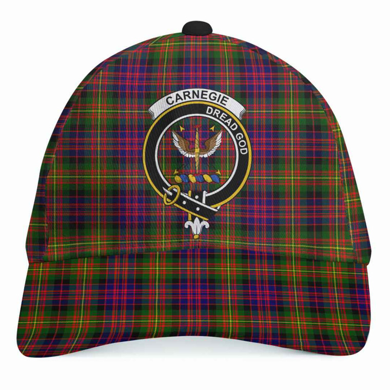 Scottish Carnegie Clan Crest Tartan Cap Tartan Plaid 1