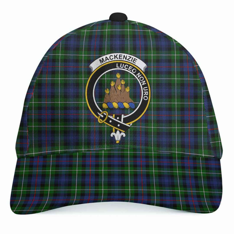Scottish MacKenzie Clan Crest Tartan Cap Tartan Plaid 1
