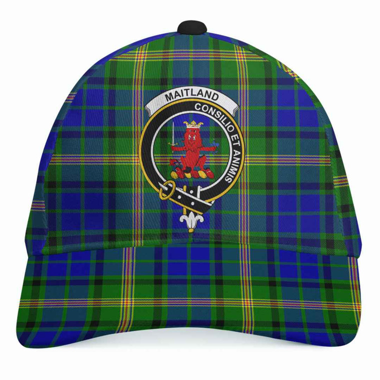 Scottish Maitland Clan Crest Tartan Cap Tartan Plaid 1