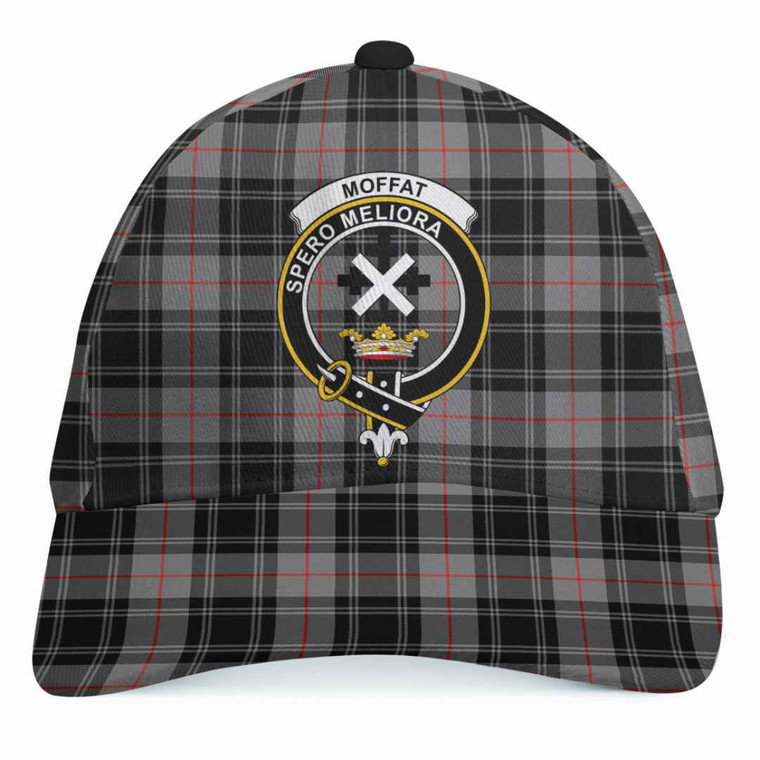 Scottish Moffat Clan Crest Tartan Cap Tartan Plaid 1