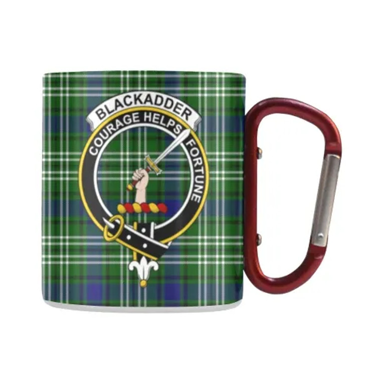 Scottish Blackadder Clan Crest Tartan Classic Insulated Mug Tartan Plaid 1