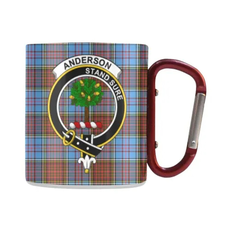 Scottish Anderson Modern Clan Crest Tartan Classic Insulated Mug Tartan Plaid 1