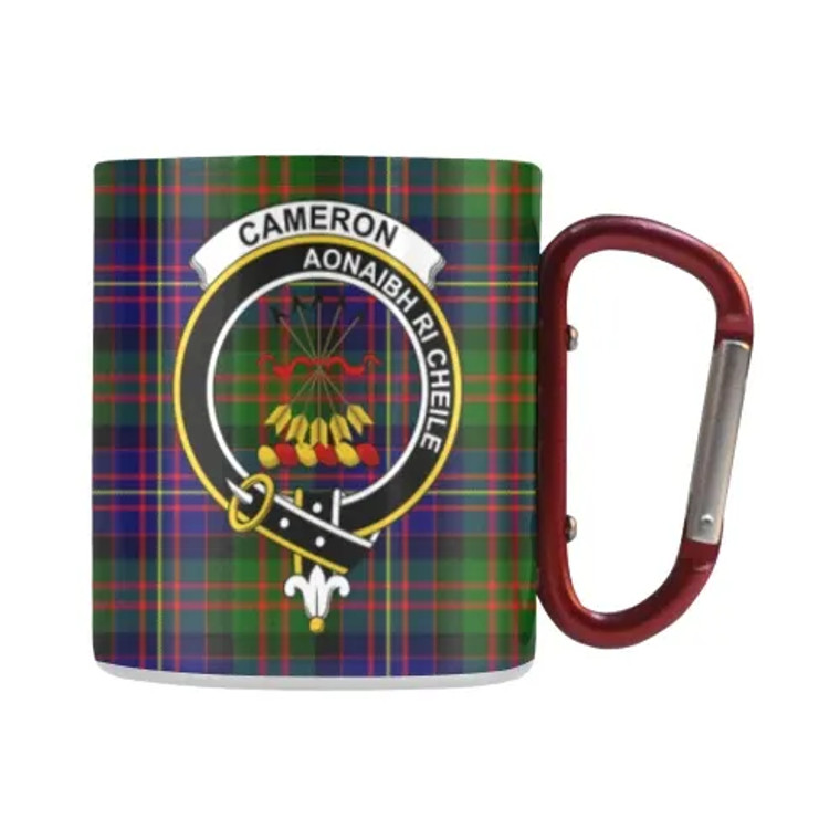 Scottish Cameron Clan Crest Tartan Classic Insulated Mug Tartan Plaid 1