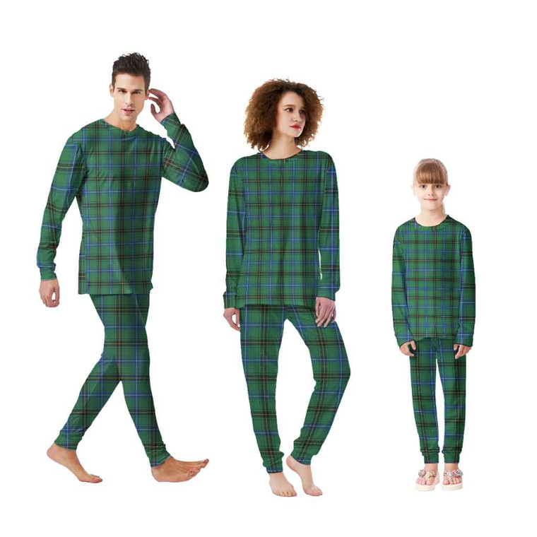 Scottish Henderson Ancient Clan Tartan Pajama Set Tartan Plaid