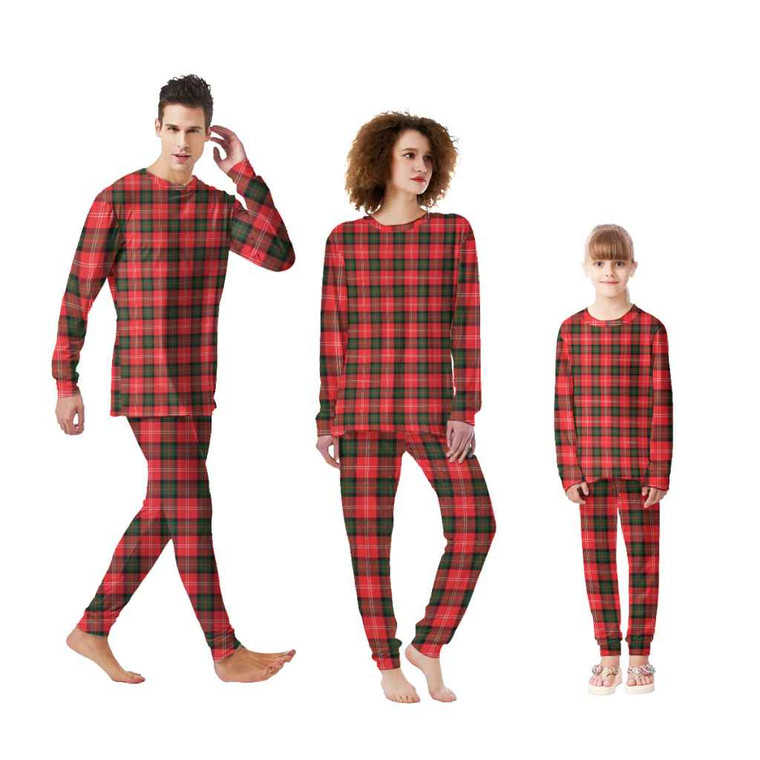 Scottish Nesbitt Modern Clan Tartan Pajama Set Tartan Plaid