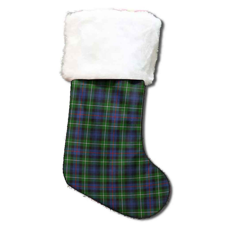 Scottish MacKenzie Modern Clan Tartan Christmas Stocking Tartan Plaid 1