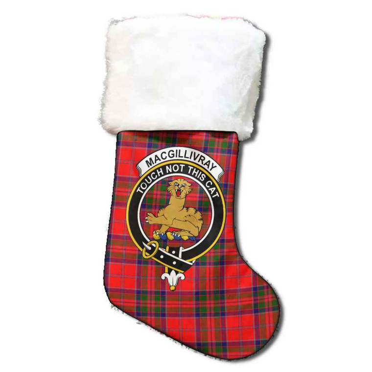 Scottish MacGillivray Clan Crest Tartan Christmas Stocking Tartan Plaid 1