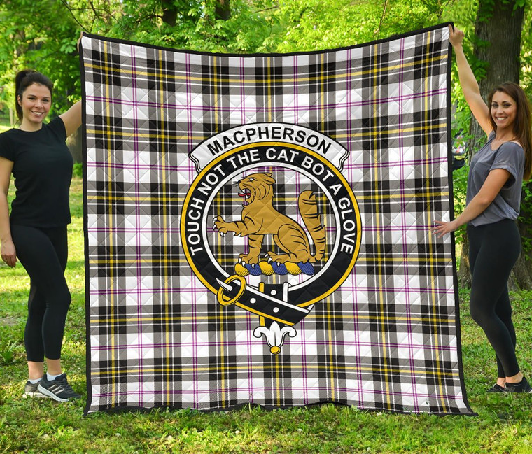 Scottish MacPherson Dress Modern Clan Crest Tartan Quilt