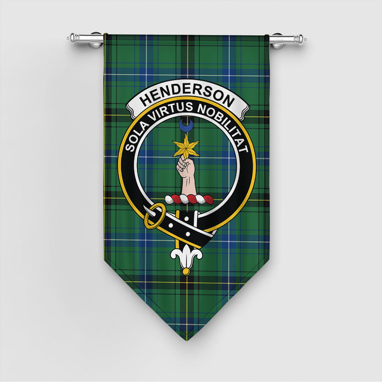 Scottish Henderson Ancient Clan Tartan Gonfalon