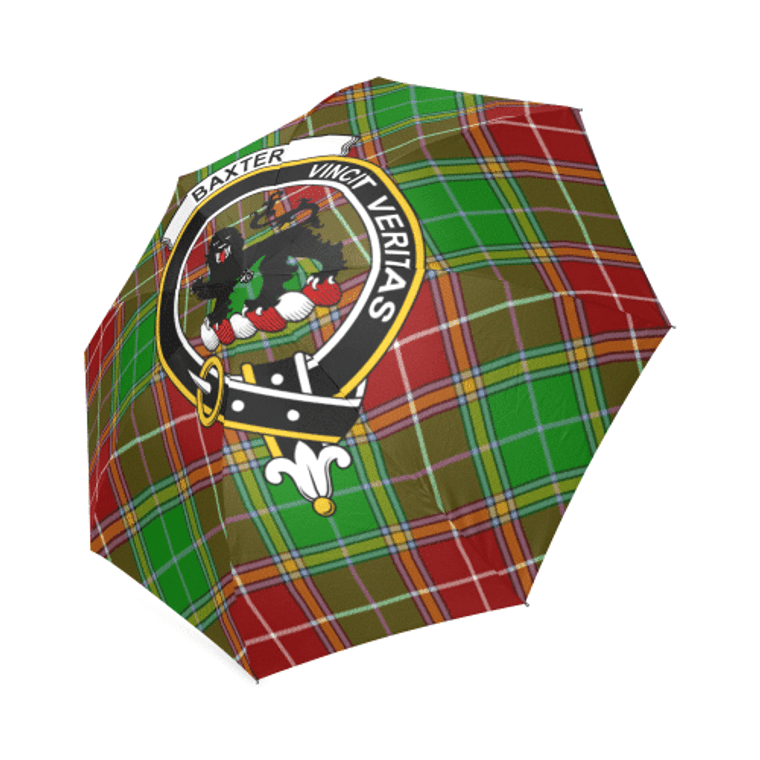 Scottish Baxter Clan Crest Tartan Umbrella Tartan Plaid 1