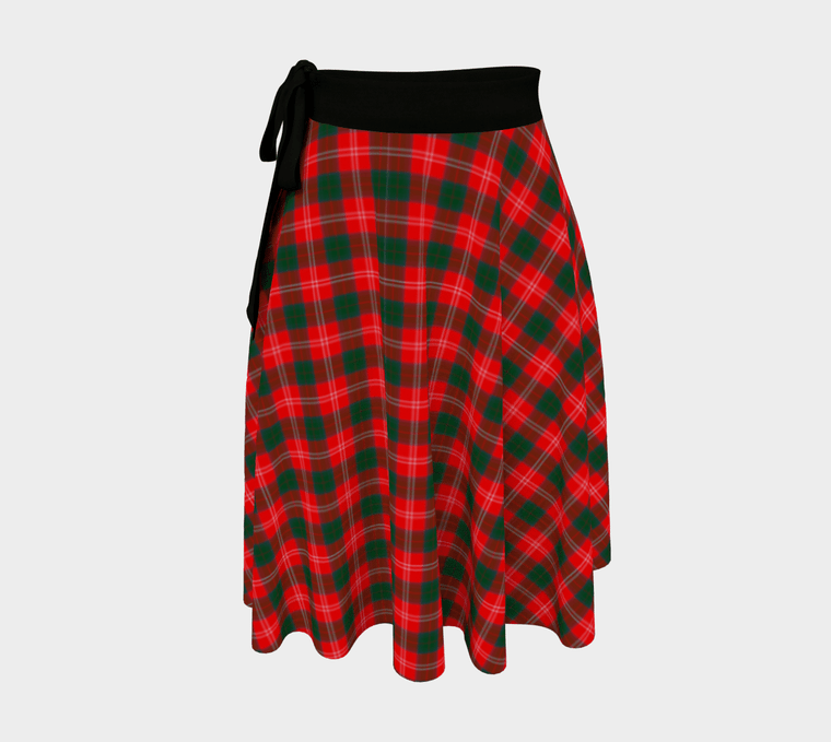 Scottish Chisholm Modern Clan Tartan Wrap Skirt