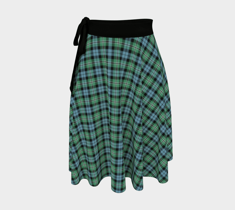 Scottish Melville Clan Tartan Wrap Skirt