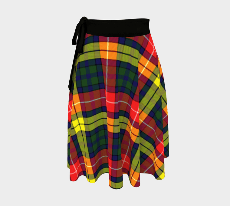 Scottish Buchanan Modern Clan Tartan Wrap Skirt
