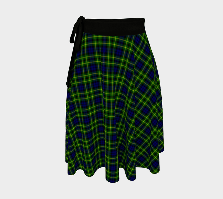 Scottish Campbell of Breadalbane Modern Clan Tartan Wrap Skirt