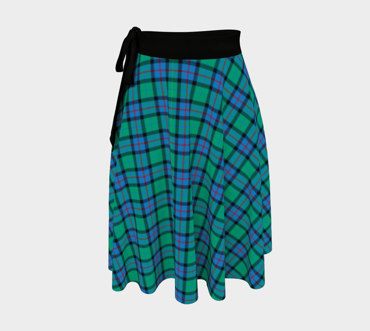 Scottish Flower Of Scotland Clan Tartan Wrap Skirt