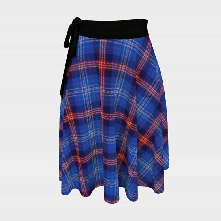 Scottish Daughters of the American Revolution Clan Tartan Wrap Skirt