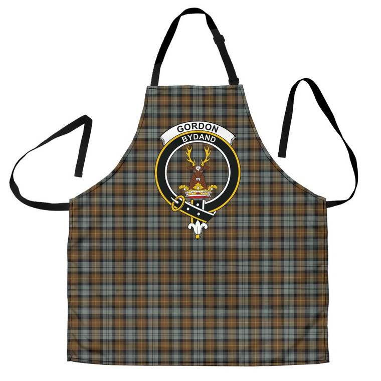 Scottish Gordon Weathered Clan Crest Tartan Apron Tartan Plaid 1