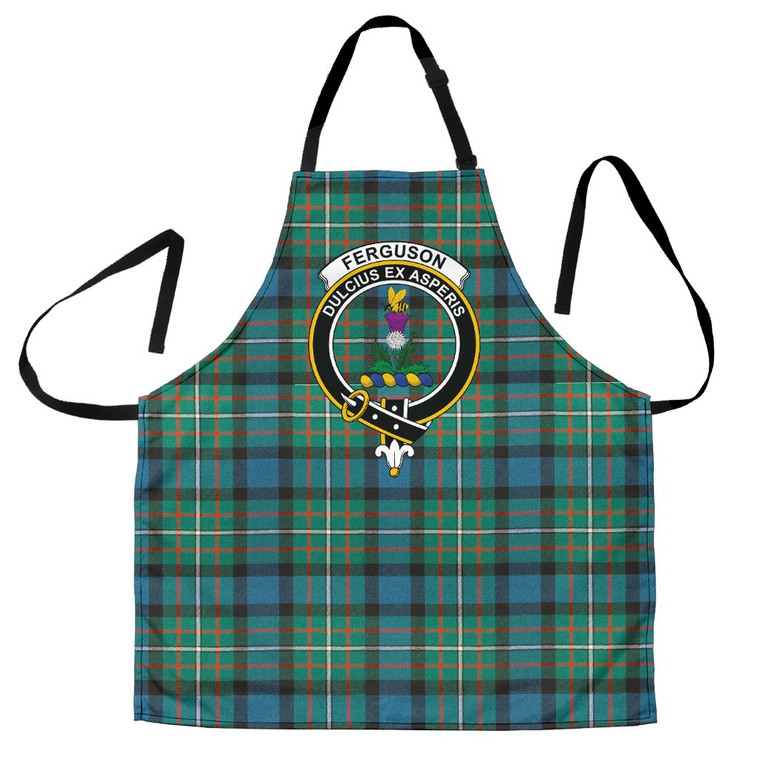 Scottish Ferguson Ancient Clan Crest Tartan Apron Tartan Plaid 1