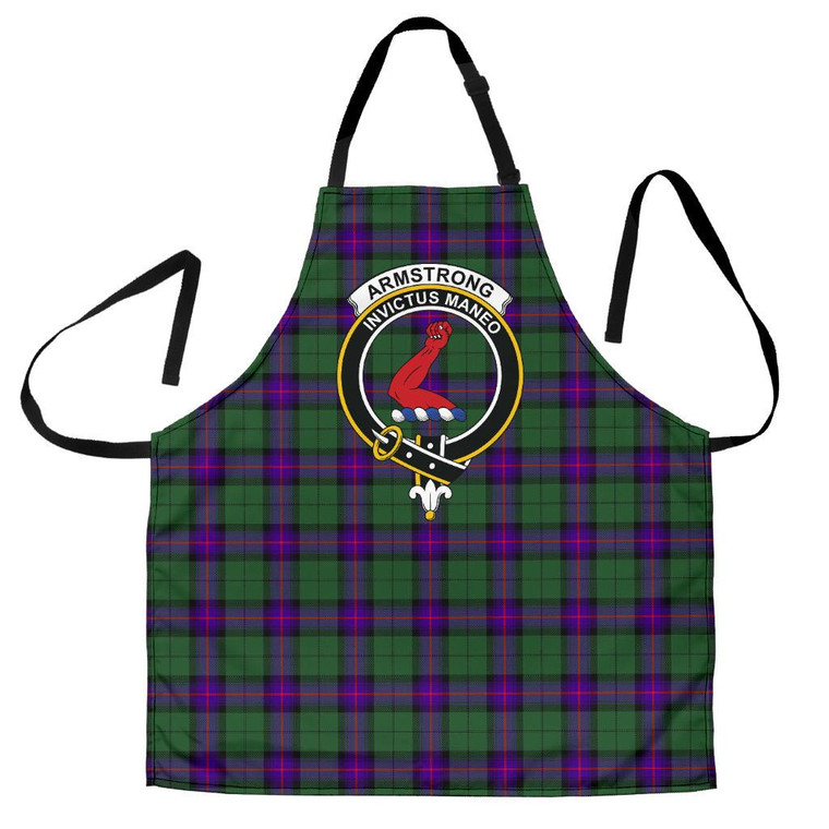 Scottish Armstrong Modern Clan Crest Tartan Apron Tartan Plaid 1