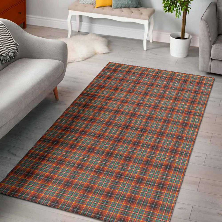 Scottish Innes Ancient Clan Tartan Area Rug Tartan Plaid 1