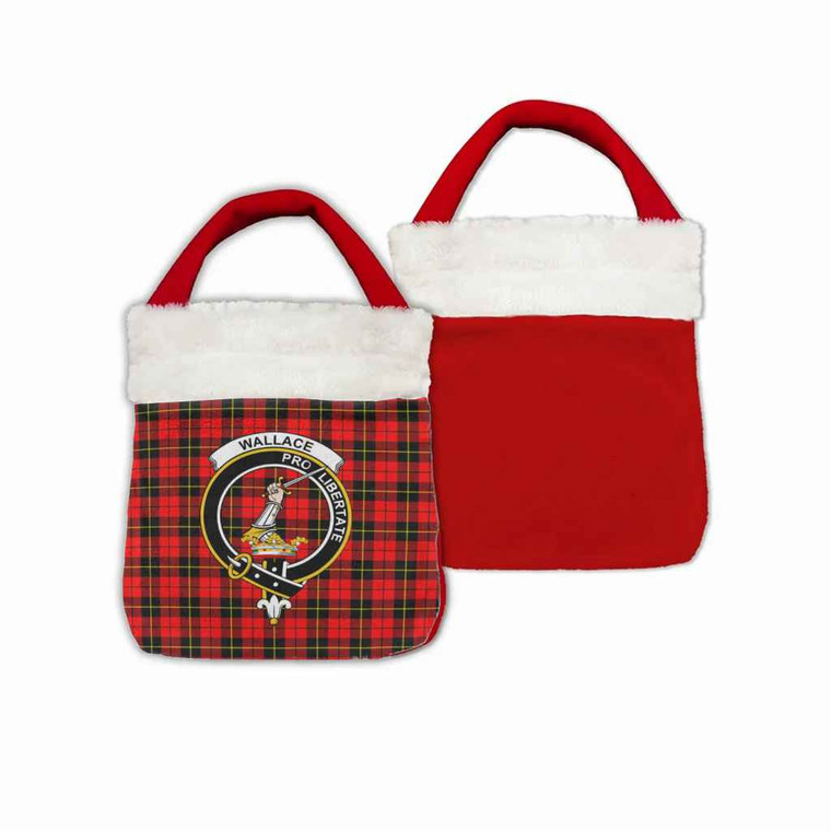 Scottish Wallace Clan Crest Tartan Christmas Reticule Bag Tartan Plaid 1
