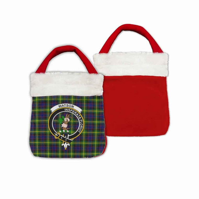 Scottish Watson Clan Crest Tartan Christmas Reticule Bag Tartan Plaid 1