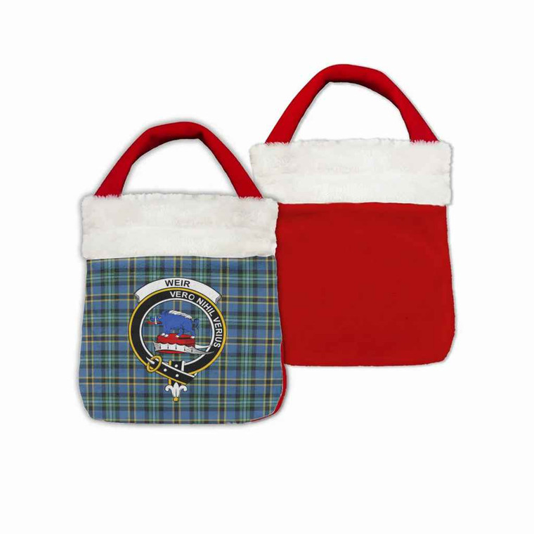 Scottish Weir Clan Crest Tartan Christmas Reticule Bag Tartan Plaid 1