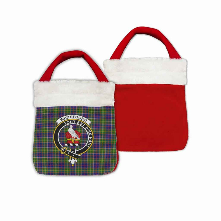 Scottish Whiteford Clan Crest Tartan Christmas Reticule Bag Tartan Plaid 1