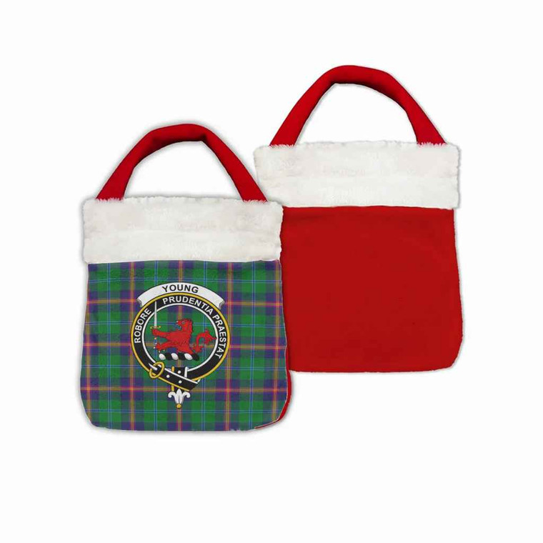 Scottish Young Clan Crest Tartan Christmas Reticule Bag Tartan Plaid 1