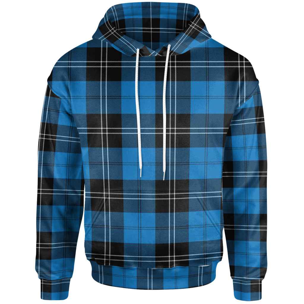 Blue Plaid Hoodie