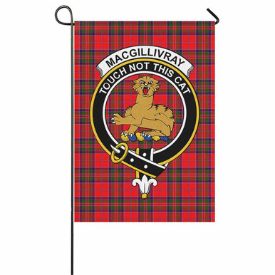 Scottish MacGillivray Clan Crest Tartan Garden Flag