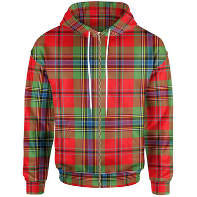 Scottish MacLean of Duart Modern Clan Tartan Zip-Up Hoodie