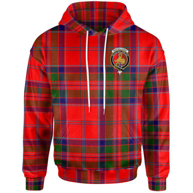 Scottish MacGillivray Clan Crest Tartan Hoodie