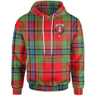 Scottish MacLean Clan Crest Tartan Hoodie