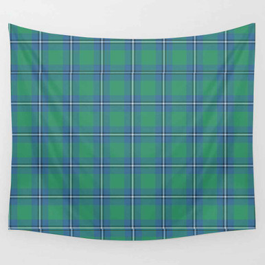 Scottish Irvine Ancient Clan Tartan Tapestry