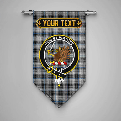 Scottish Gladstone Clan Crest Tartan Gonfalon Custom Personalized