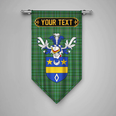 Scottish Blackwood Ancient Clan Crest Tartan Gonfalon Custom Personalized