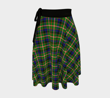 Scottish Reid Green Clan Tartan Wrap Skirt