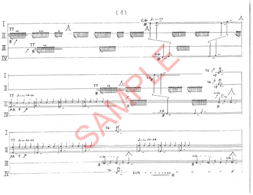 Ranta, Michael- Gu- Luan: Ritual I from "Yuen Shan," for four percussionists and 8-channel tape (Digital Download) 