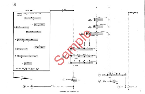 Anderson, Dennis- Sidereal Horizon Ghost for combined brass and percussion ensembles (Digital Download)