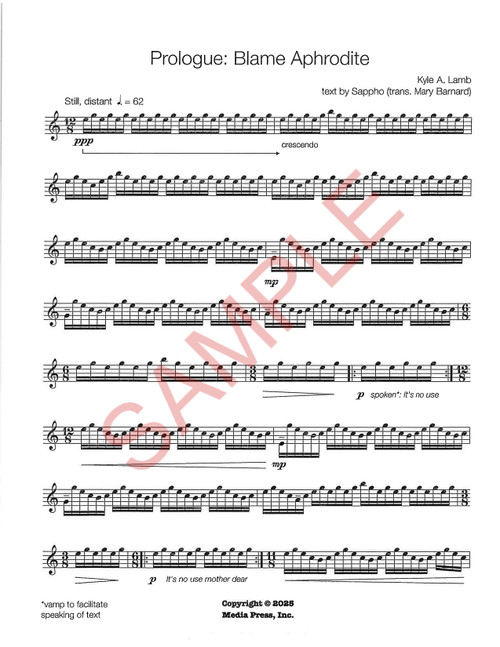 Lamb, Kyle - Gay Vibraphone Piece for speaking percussionist