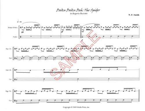 Smith, Ned. F.- Daku Daku Deh: The Spider, percussion solo 