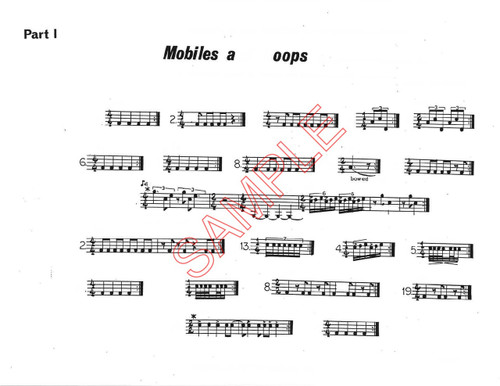 Fulkerson, James- Mobiles & Loops, for four percussion and tape (Digital Download)