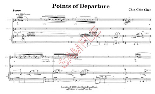 Chen, Chin-Chin- Points of Departure, for vibraphone and tape (Digital Download)