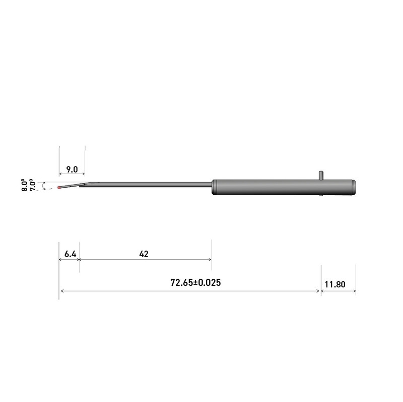 100mm 0.8mm Ball TM5 Stylus